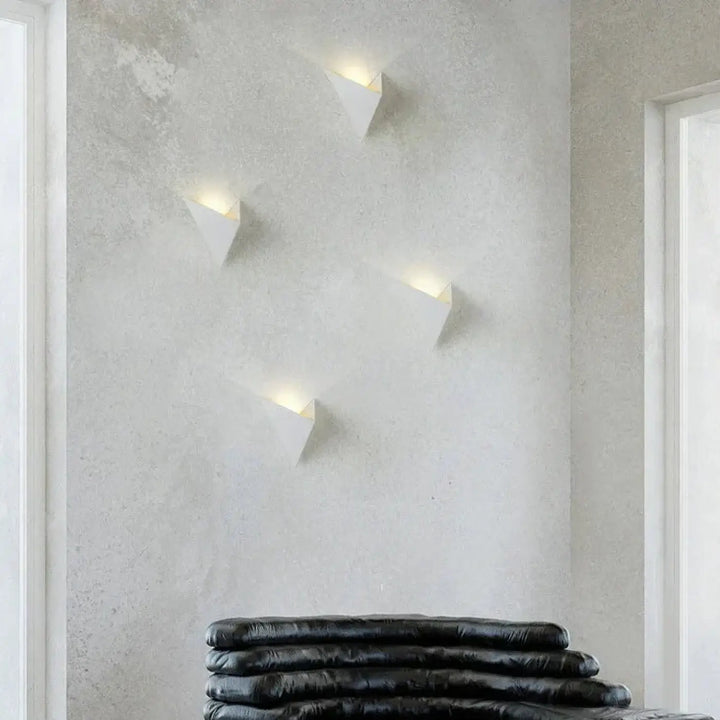 Applique murale design led géométrique effet mural élégant