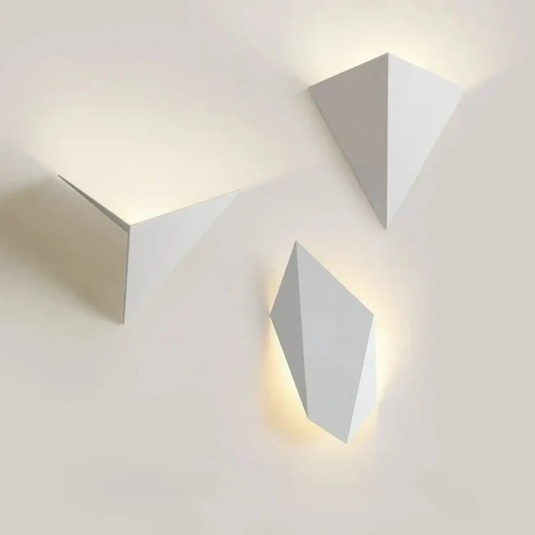 Applique murale design led géométrique effet mural élégant