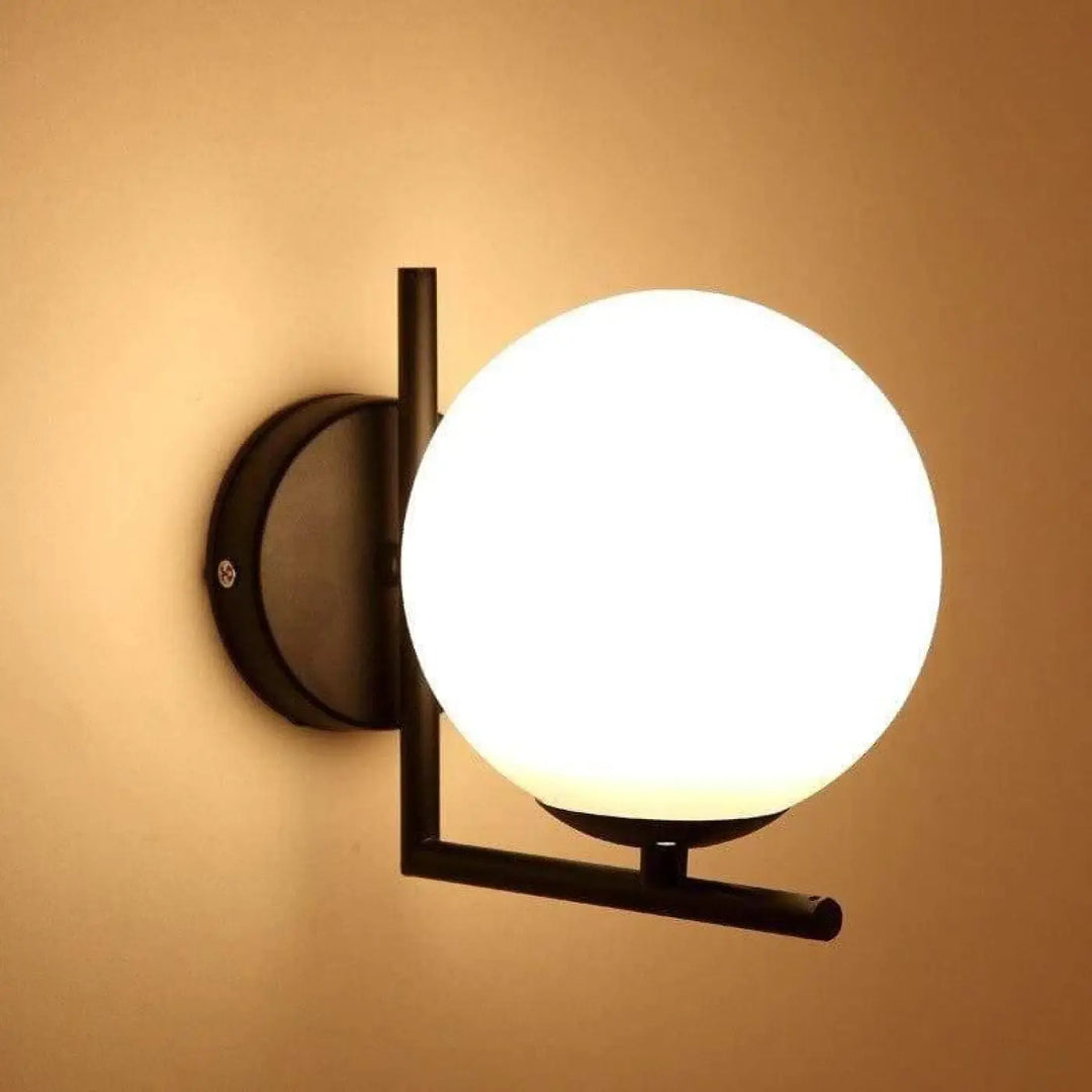 Applique Murale Design Led Bras En L Inversé Laiton