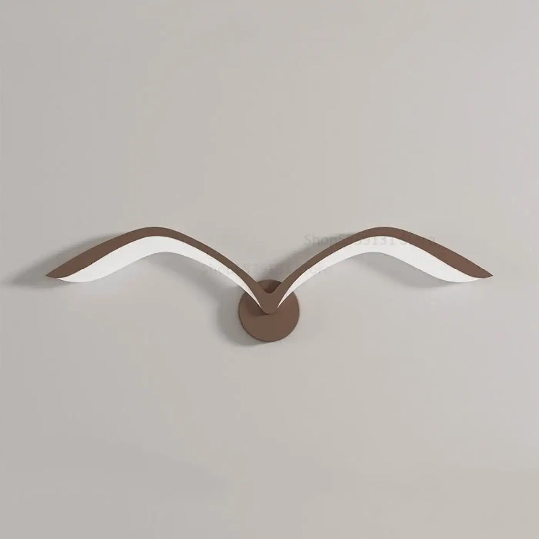Applique murale design moderne en forme d’ailes élégant