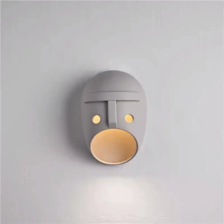 Applique murale design moderne grise décorative élégante