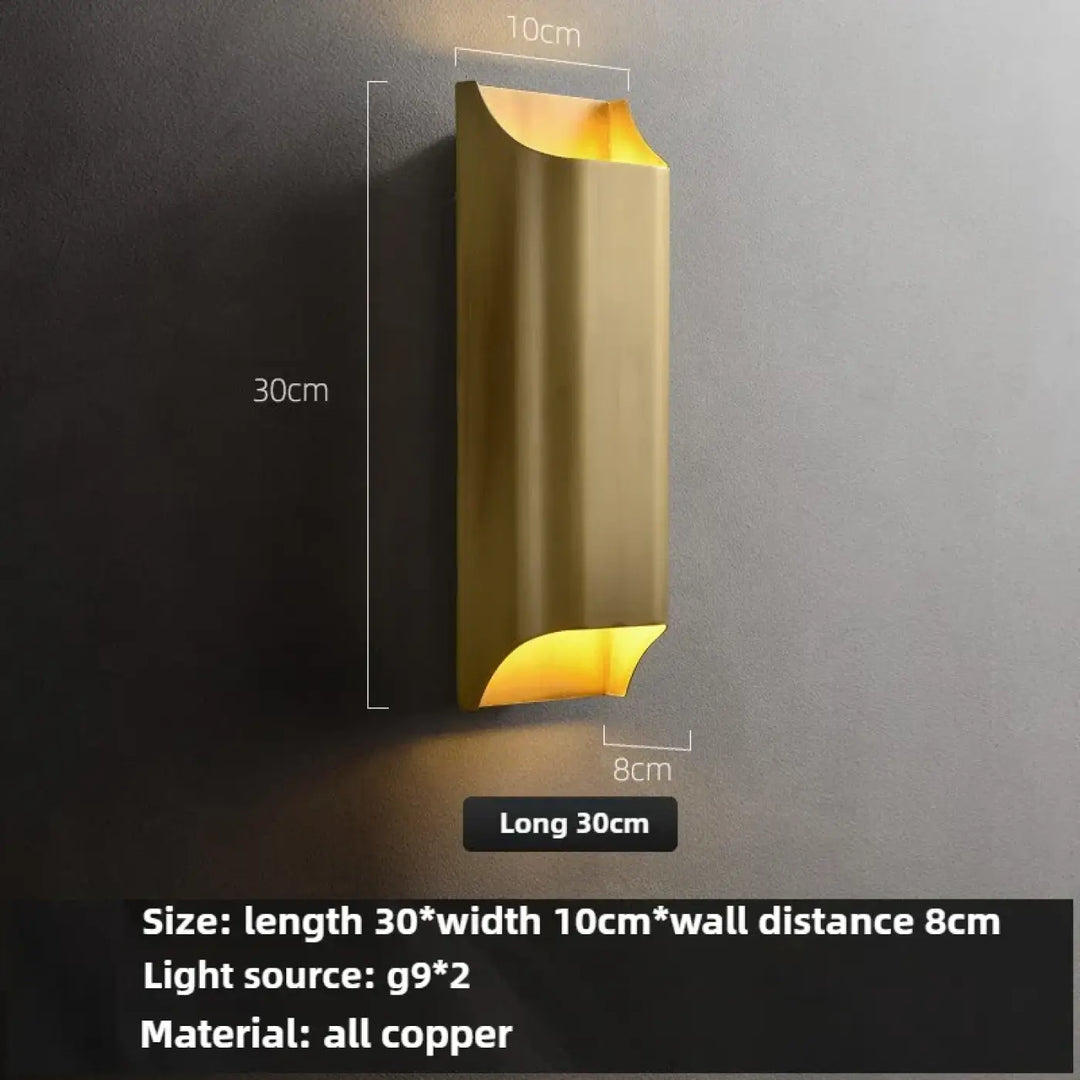 Applique murale design noir led éclairage ambiance