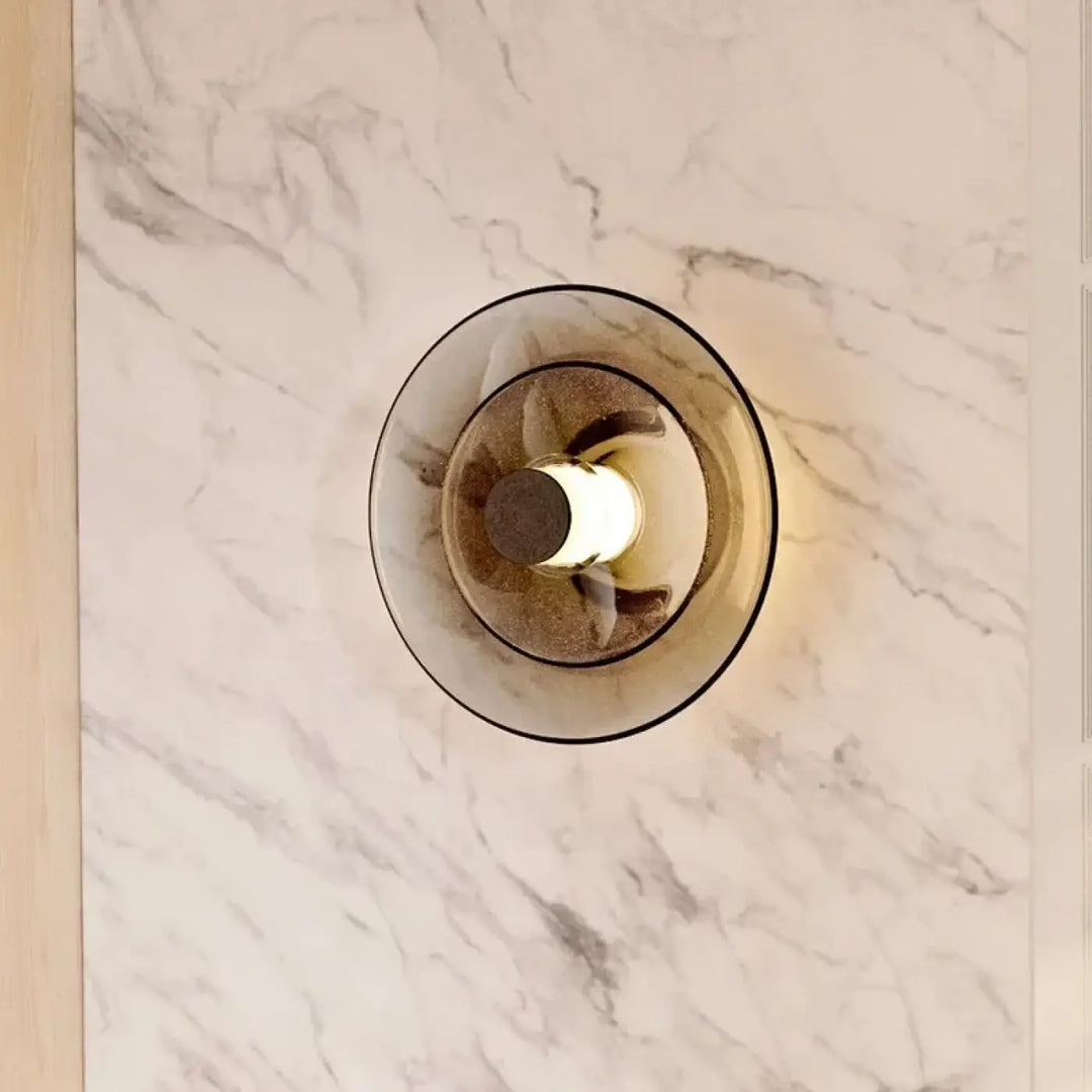 Nordic Modern Glass Wall Lamp Bedroom Bedside Restaurant Kitchen Corridor Staircase Led Sconce Fixture Light Indoor
