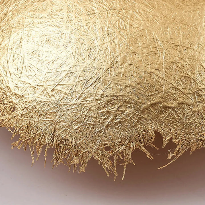 Applique Murale Dorée Design Organique Et Lumineux

