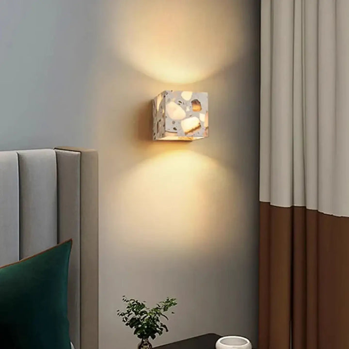 Applique Murale Effet Pierre Naturelle Beige Moderne Et Élégante