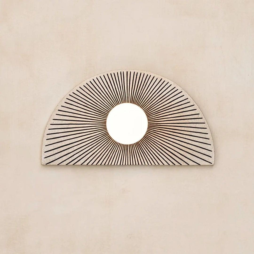Applique murale élégante design rayé ou bicolore élégant