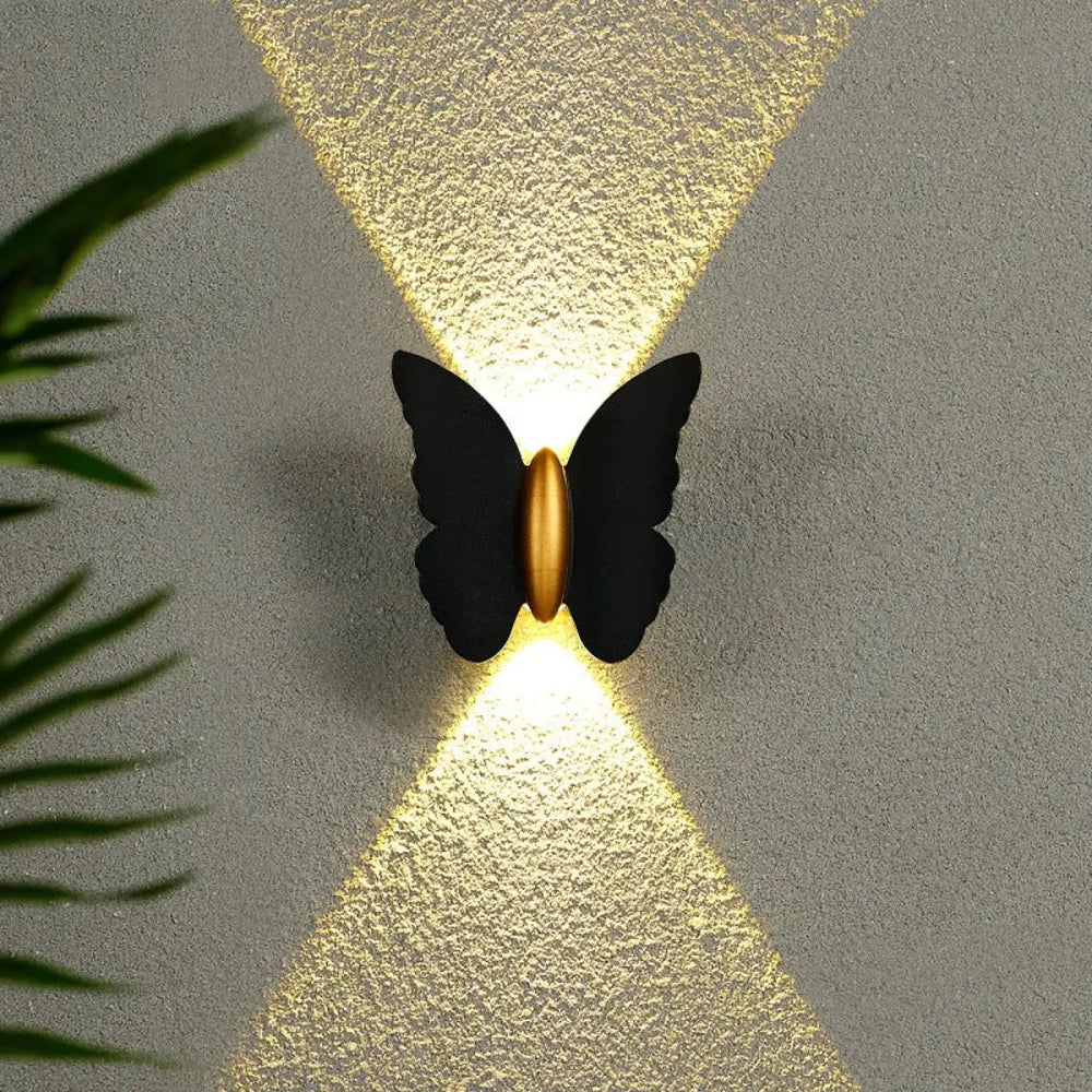 Applique Murale Extérieure En Forme De Papillon Design