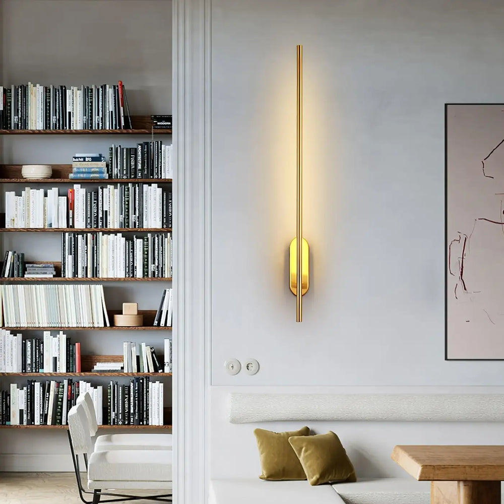Applique Murale Salon Design Vertical Barre Fine