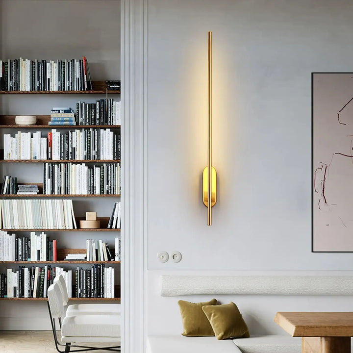 Applique Murale Salon Design Vertical Barre Fine