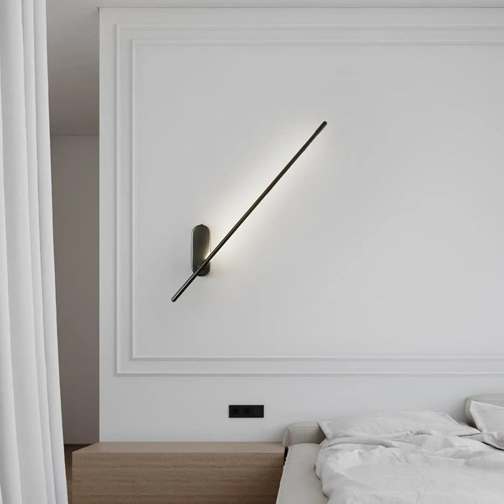 Applique Murale Salon Design Vertical Barre Fine