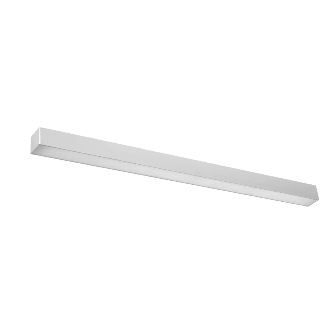 Applique murale pinne 90 gris à module led avec finition blanche polie pour des paramètres d’éclairage modernes