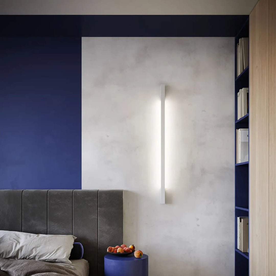Applique murale sapo l 3000k blanc avec boîtier allongé et module led pour luminaire lahti au design minimaliste moderne