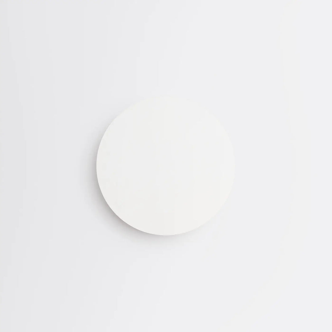 Applique murale moderne blanche ronde borgen 3000k collection borgen comprend une seule applique murale éclatante