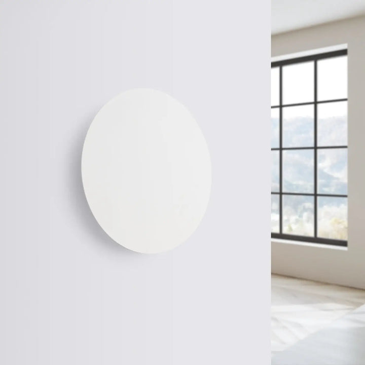 Applique murale borgen 3000k blanc avec finition glossy minimaliste idéale comme seule applique murale moderne