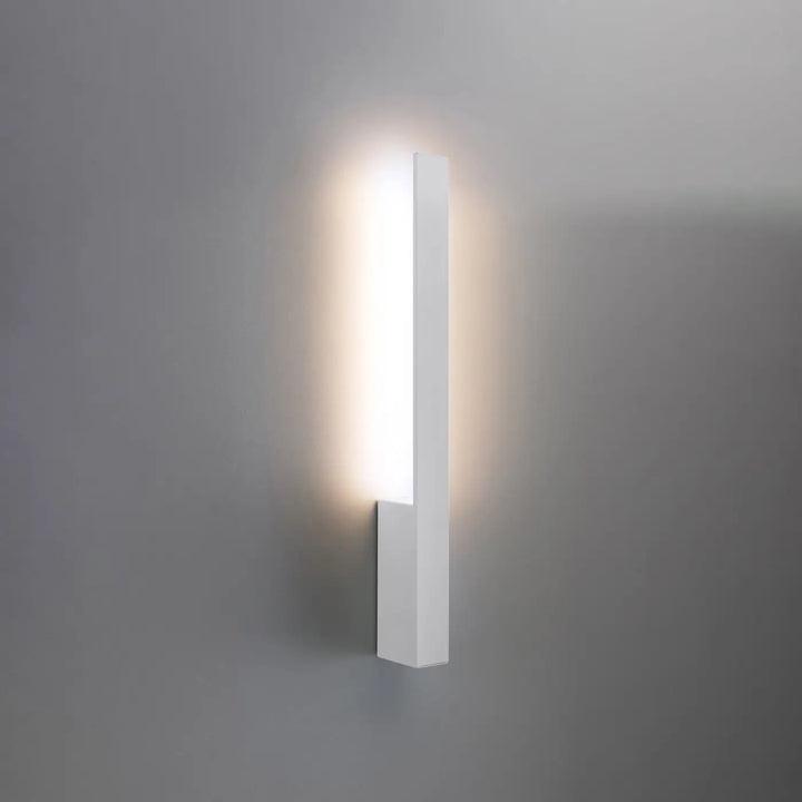 Applique murale white lahti s 3000k with module led and lumière diffuse emitting warm ambient light