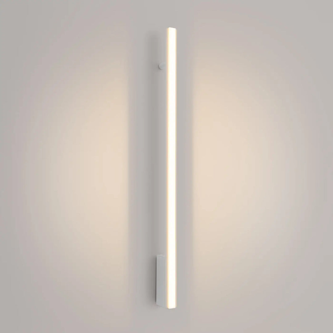 Applique murale lagom 90 3000k blanc design minimaliste avec diffuseur en verre dépoli et excellente finition