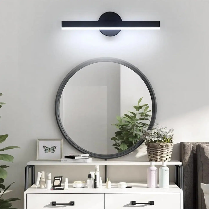 Applique Murale LED Design Élancé Minimaliste Noir Intérieur

