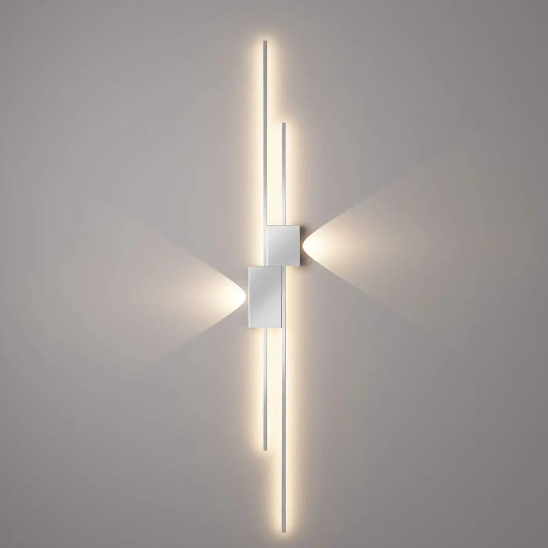 Applique Murale LED Design Graphique Noir et Blanc Moderne