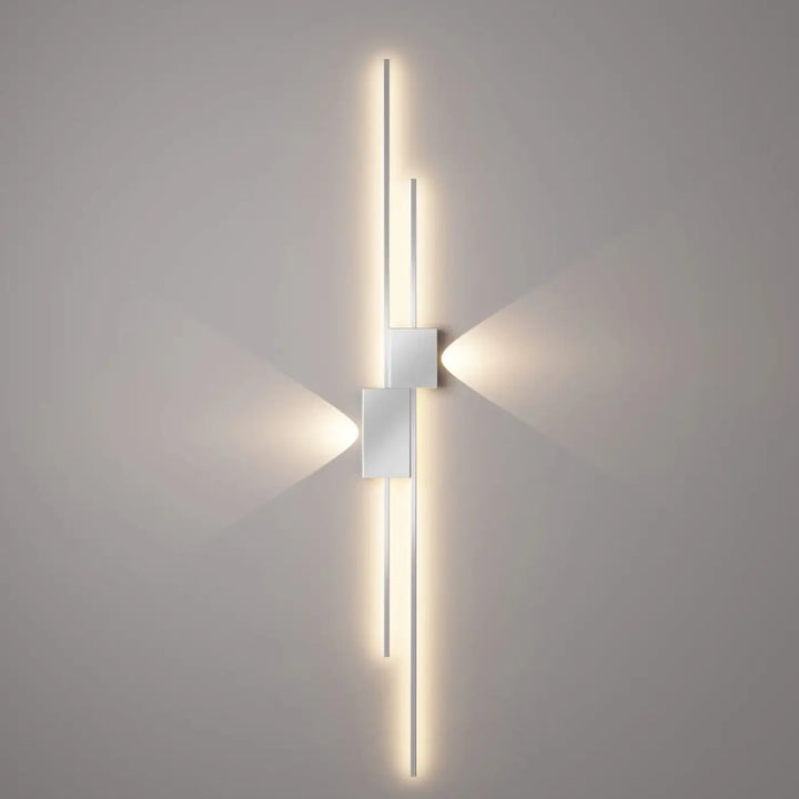 Applique Murale LED Design Graphique Noir et Blanc Moderne