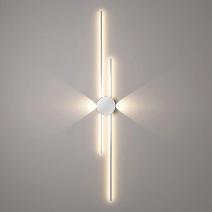 Applique Murale LED Design Graphique Noir et Blanc Moderne