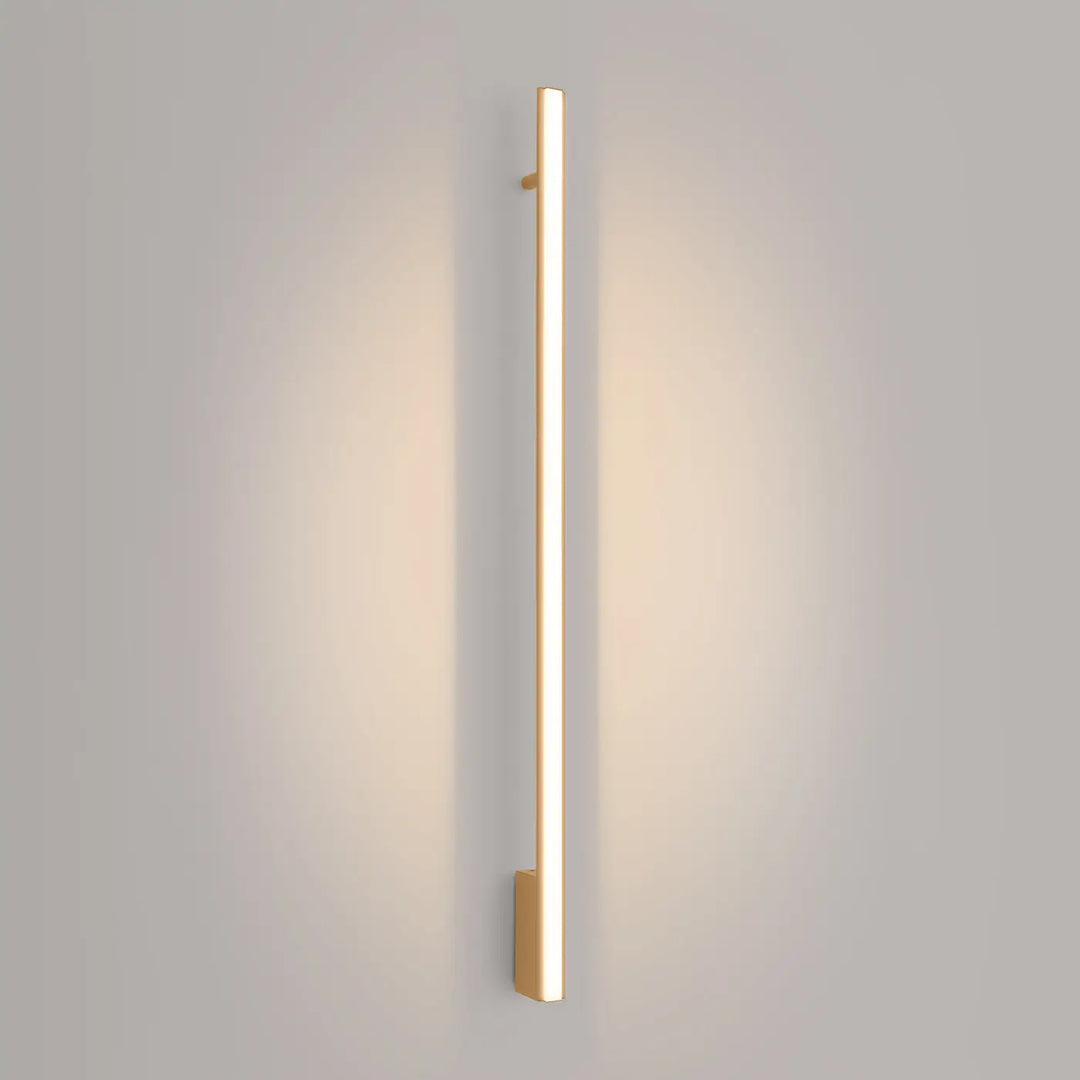 Applique murale lagom 120 or finition excellente design minimaliste intégrée led collection lagom allie