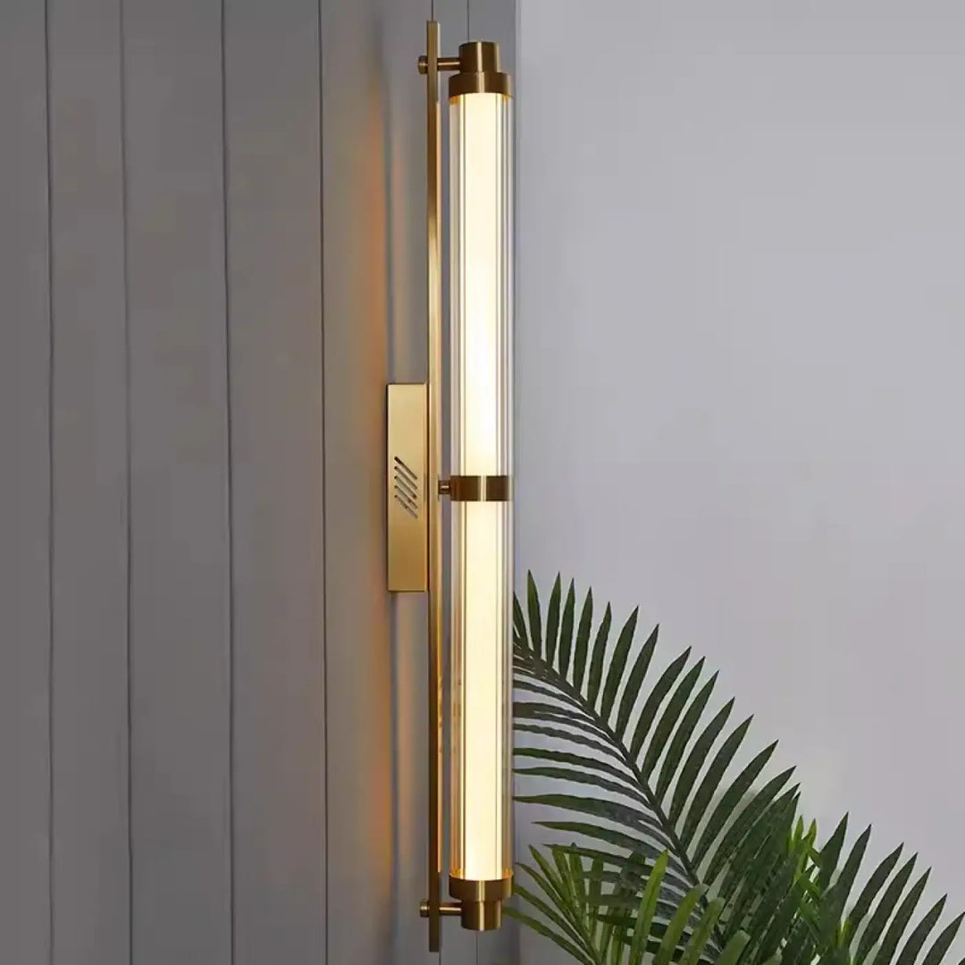 Applique murale LED d'intérieur en doré ou noir

