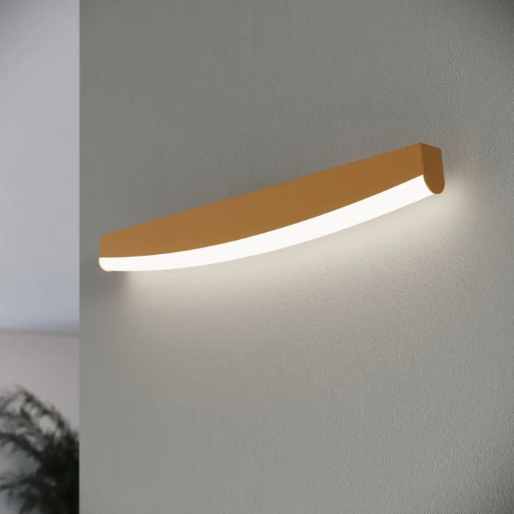 Applique murale jorun or luminaire à led avec finition dorée et éclairage doux 3000k pour couleurs d’éclairage chaleureuses