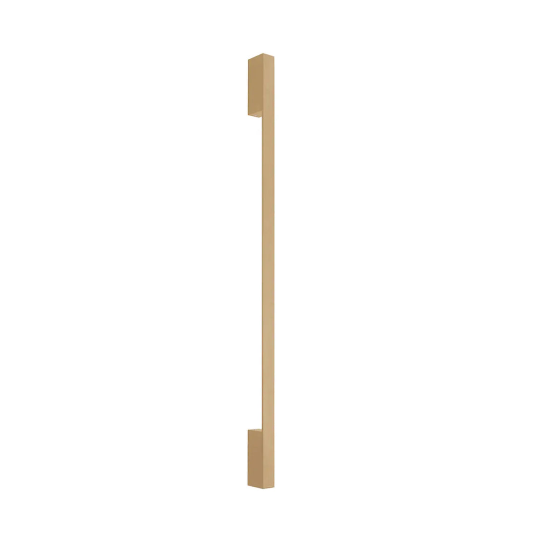 Applique murale sappo m 3000k doré en métal brossé minimaliste, idéale pour intégrer module led et lampadaire lahti