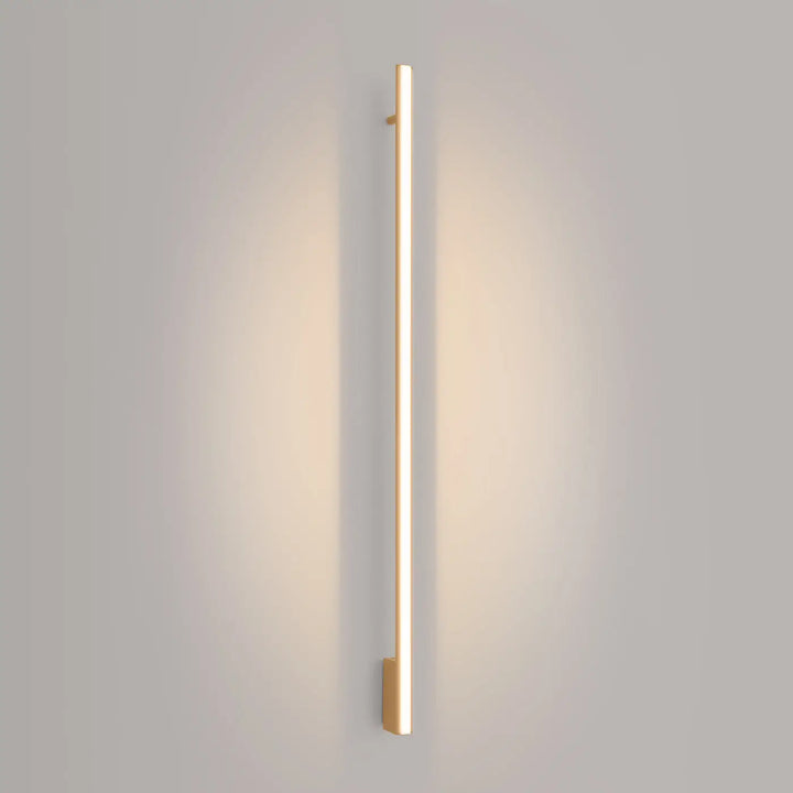 Applique murale gold-toned lagom 150 led 3000k design minimaliste avec excellente finition et éclairage intégré led