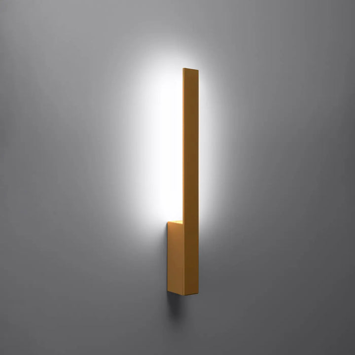 Applique murale lahti s 4000k dorée en métal avec module led design minimaliste pour solutions imprévisibles
