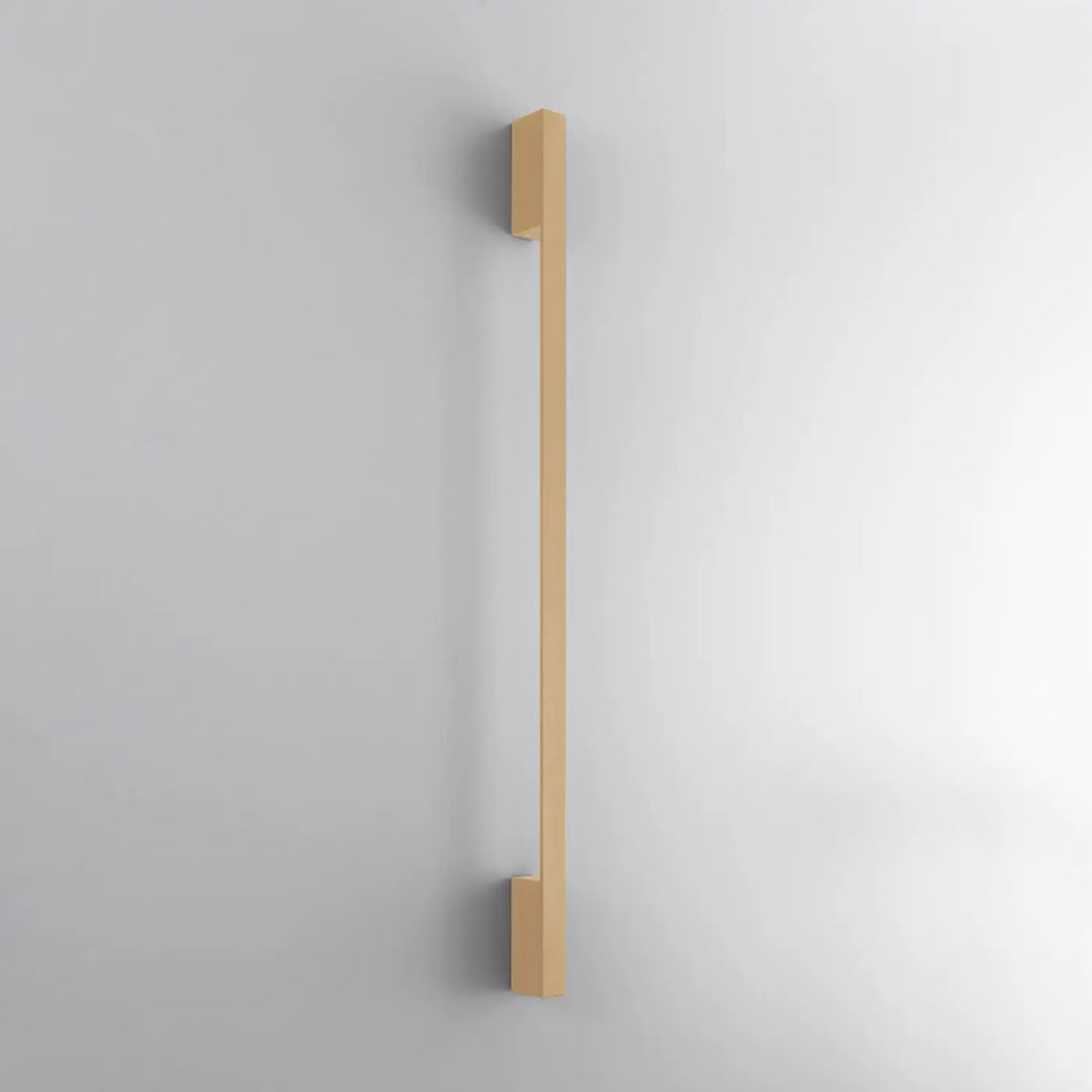 Applique murale sapo m 4000k doré avec poignée rectangulaire brossée en métal doré pour lampadaire lahti et boîtier étroit module led
