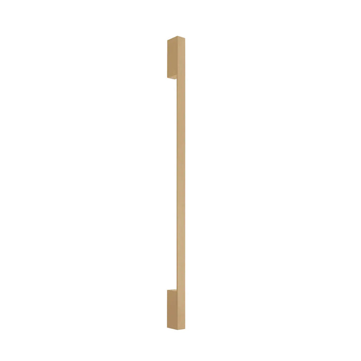 Applique murale sappo m 4000k doré avec poignée en métal brossé doré minimaliste adaptée au boîtier étroit module led