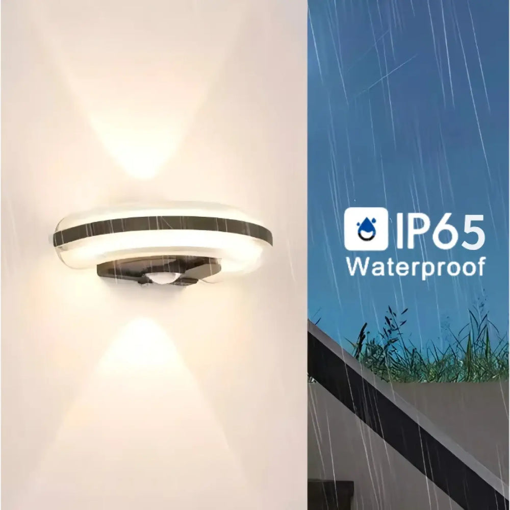 Applique led épurée avec capteur de mouvement esthétique