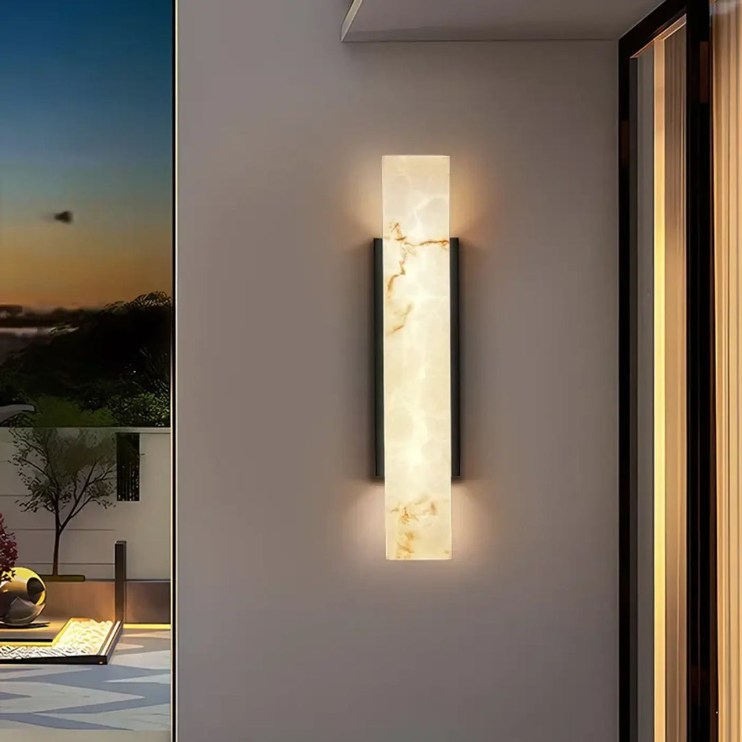 Applique Murale LED Extérieur Effet Marbre