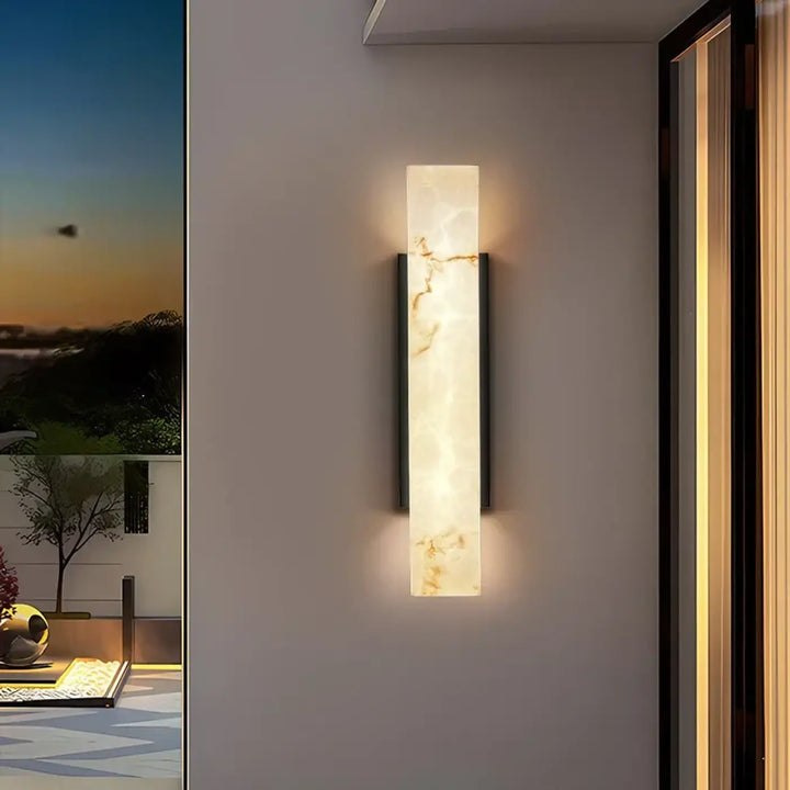 Applique Murale LED Extérieur Effet Marbre