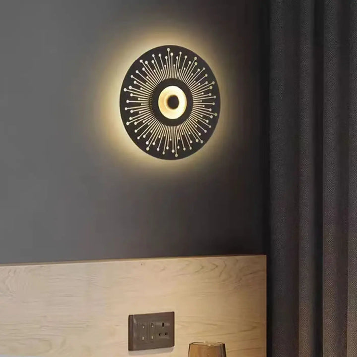 Suspension luminaire led design moderne fer noir