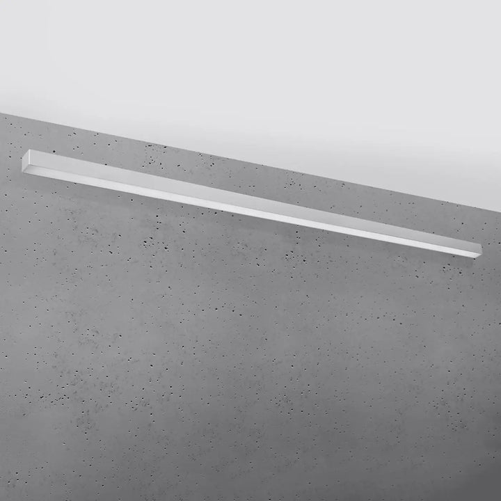 Applique murale collection pinne avec module led et paramètres d’éclairage moderne finition métallique grise