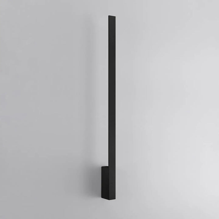 Applique murale lahti l 3000k noir avec design rectangulaire minimaliste et module led pour solutions imprévisibles