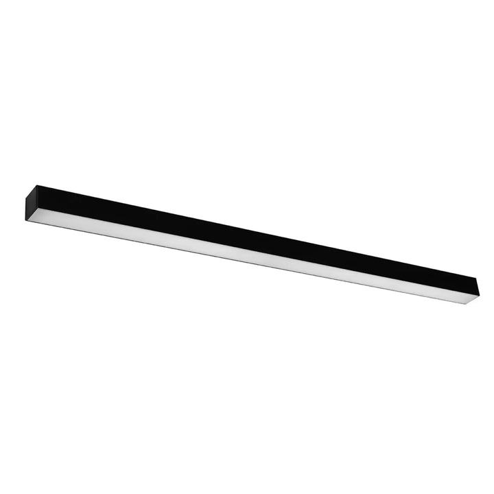 Applique murale led noire rectangulaire avec design moderne collection pinne disponible en différentes tailles et paramètres d’éclairage