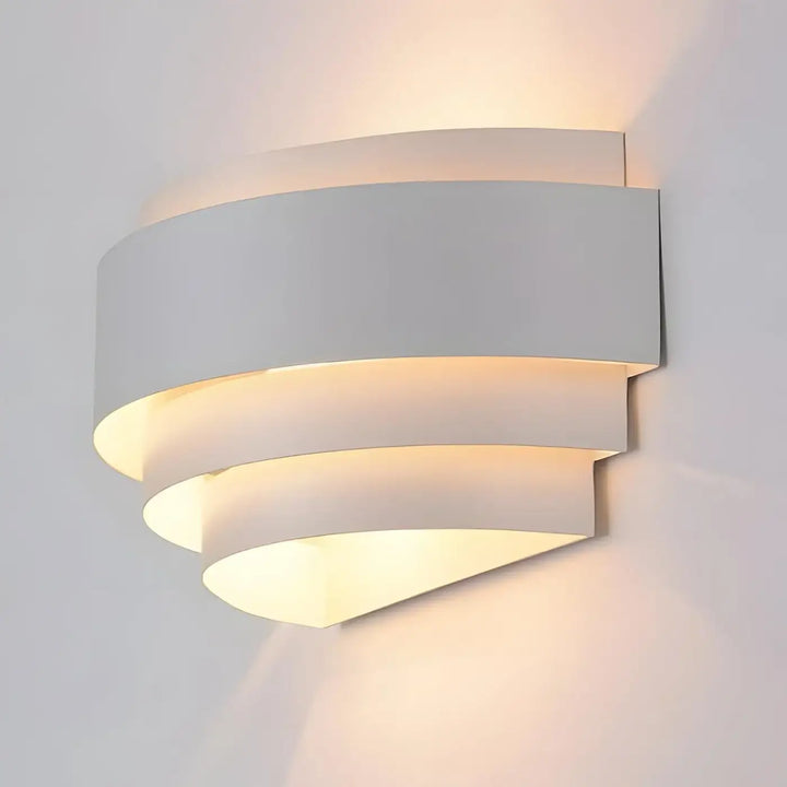 Applique Murale Led Moderne Cylindrique Blanche Lumière Haut Bas