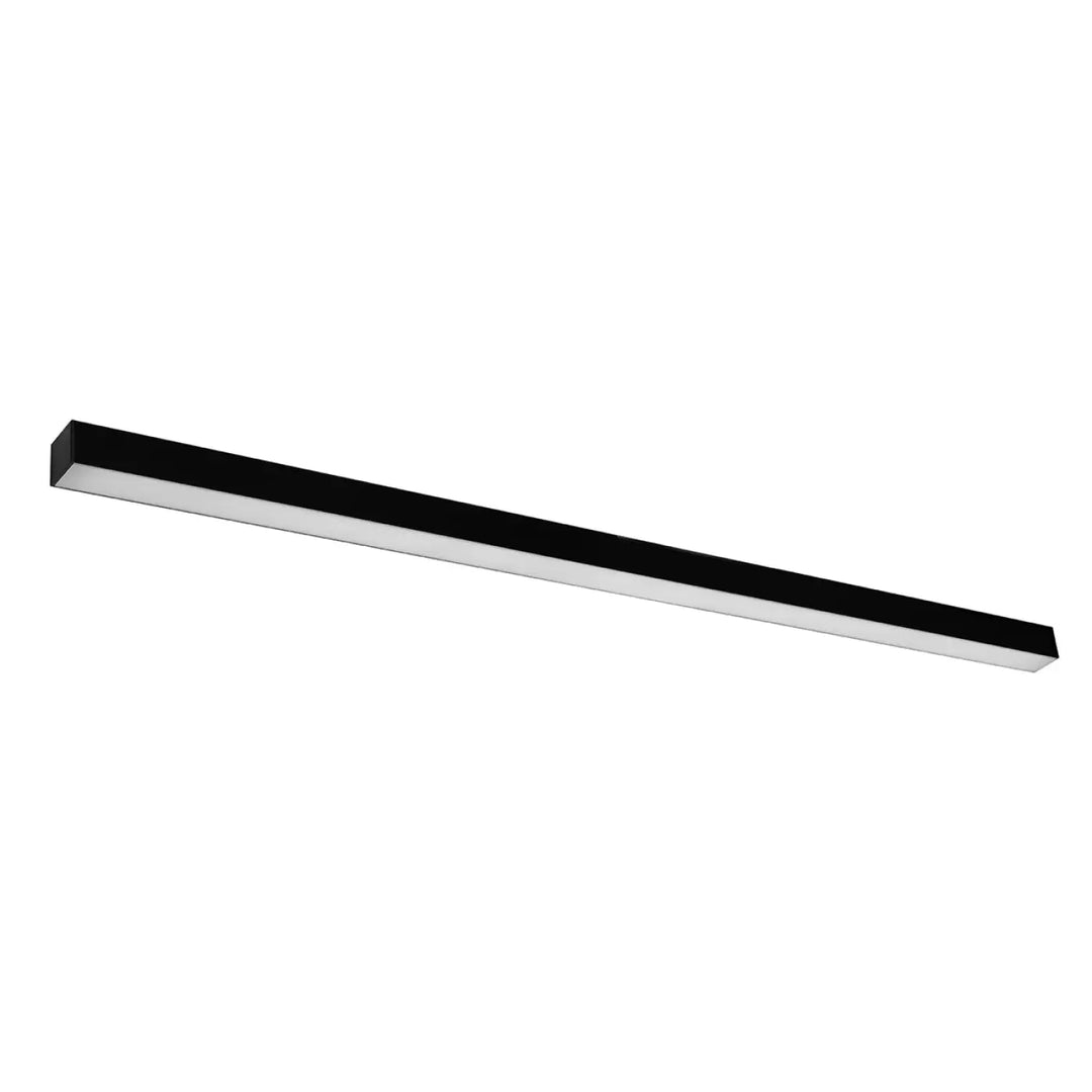 Applique murale pinne 150 noir avec module led rectangulaire pour paramètres d’éclairage bureau à domicile moderne