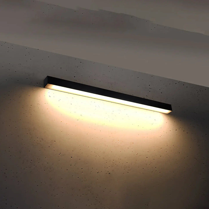 Applique murale pinne 90 noir avec paramètres d’éclairage en led wall sconce moderne émettant lumière blanche chaude