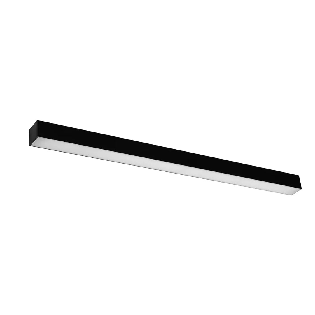 Applique murale pinne 90 noir led rectangulaire avec paramètres d’éclairage 3000k en différentes tailles
