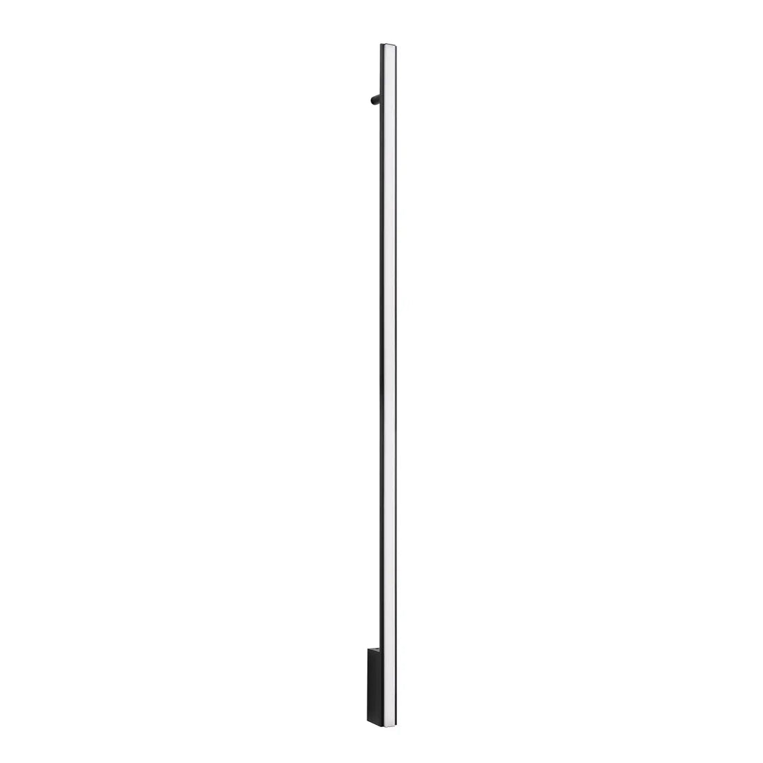 Applique murale lagom 150 led 3000k noir avec design minimaliste et finition chrome de excellente qualité collection lagom allient