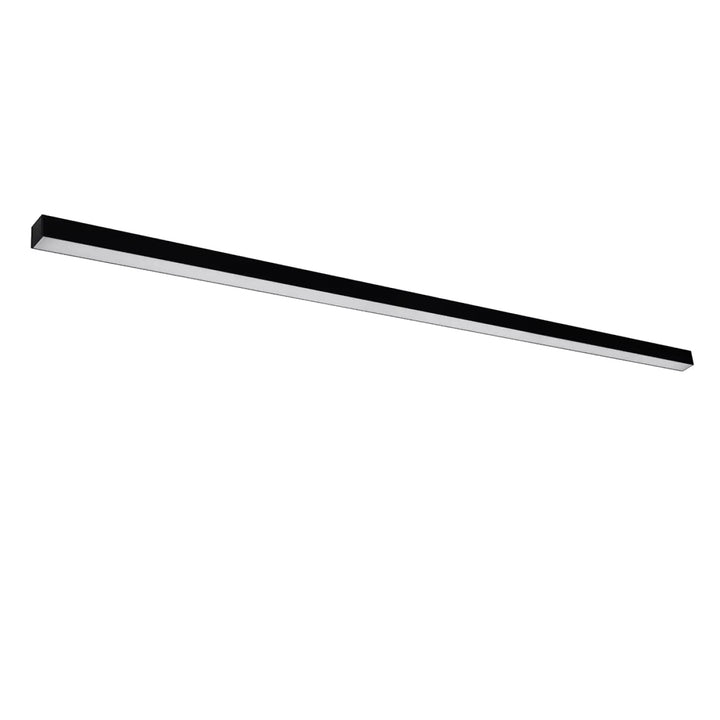 Applique murale pinne 200 noir et argent avec module led linéaire pour paramètres d’éclairage bureau à domicile moderne