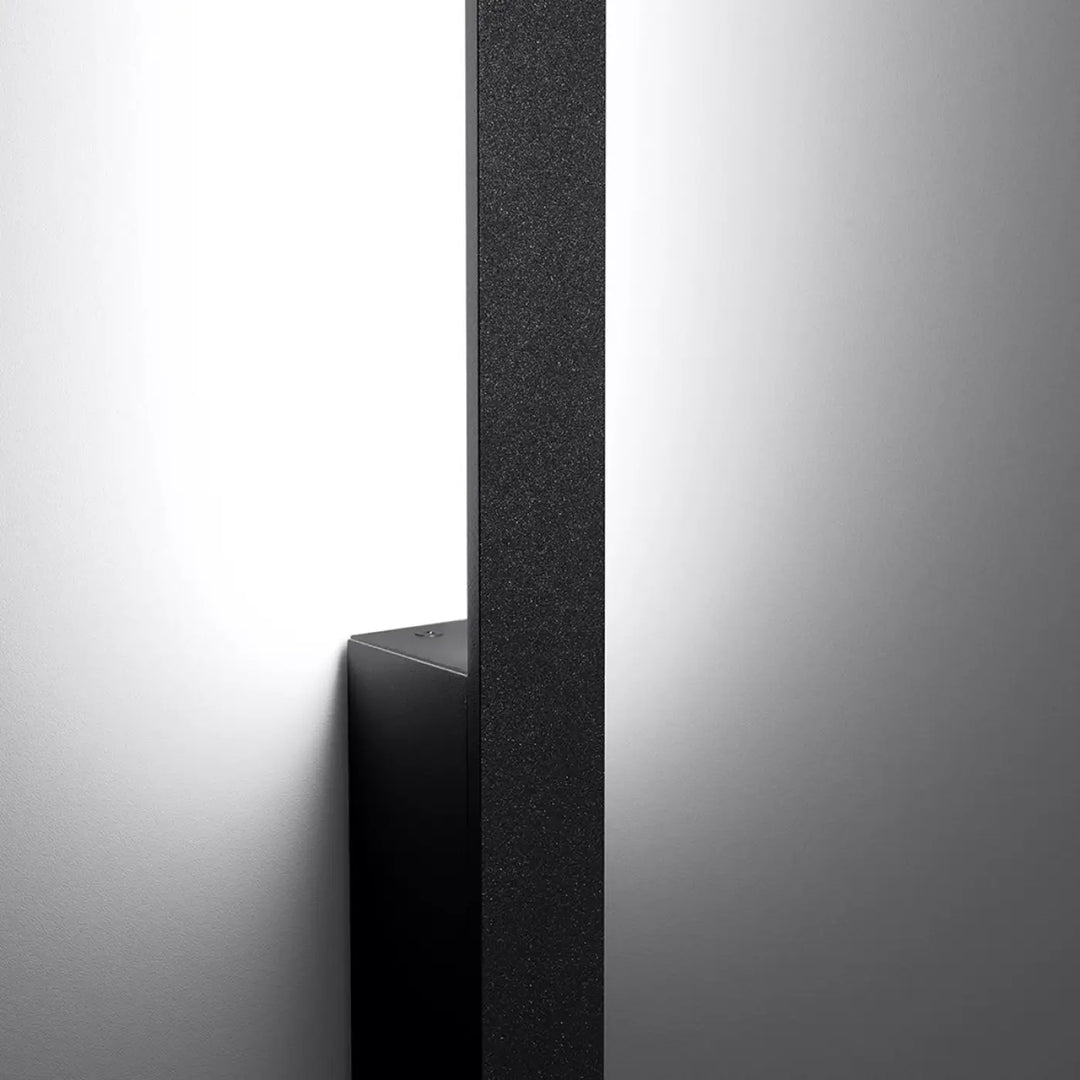 Applique murale lahti s 4000k noir avec module led design moderne et solutions imprévisibles pour éclairage mural