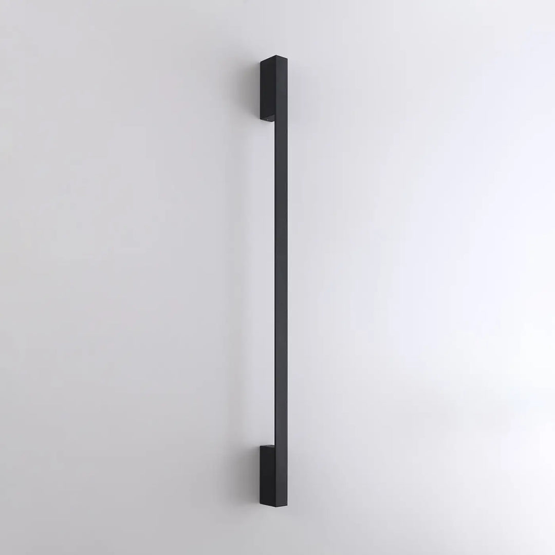 Applique murale sappo m 3000k noir en finition mate noire avec embouts carrés idéale pour solutions imprévisibles