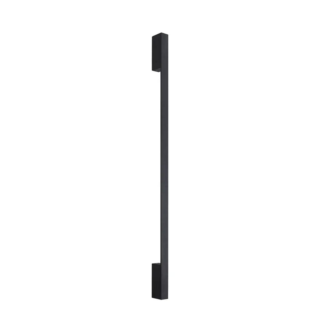 Applique murale sappo m 3000k noir avec poignée en métal noir mat design rectangulaire moderne idéale pour module led