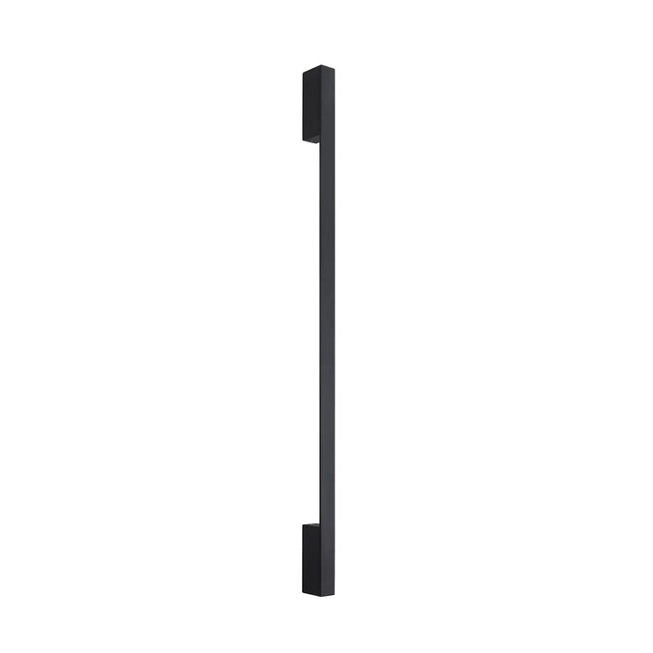 Applique murale sappo m 3000k noir avec poignée en métal noir mat design rectangulaire moderne idéale pour module led