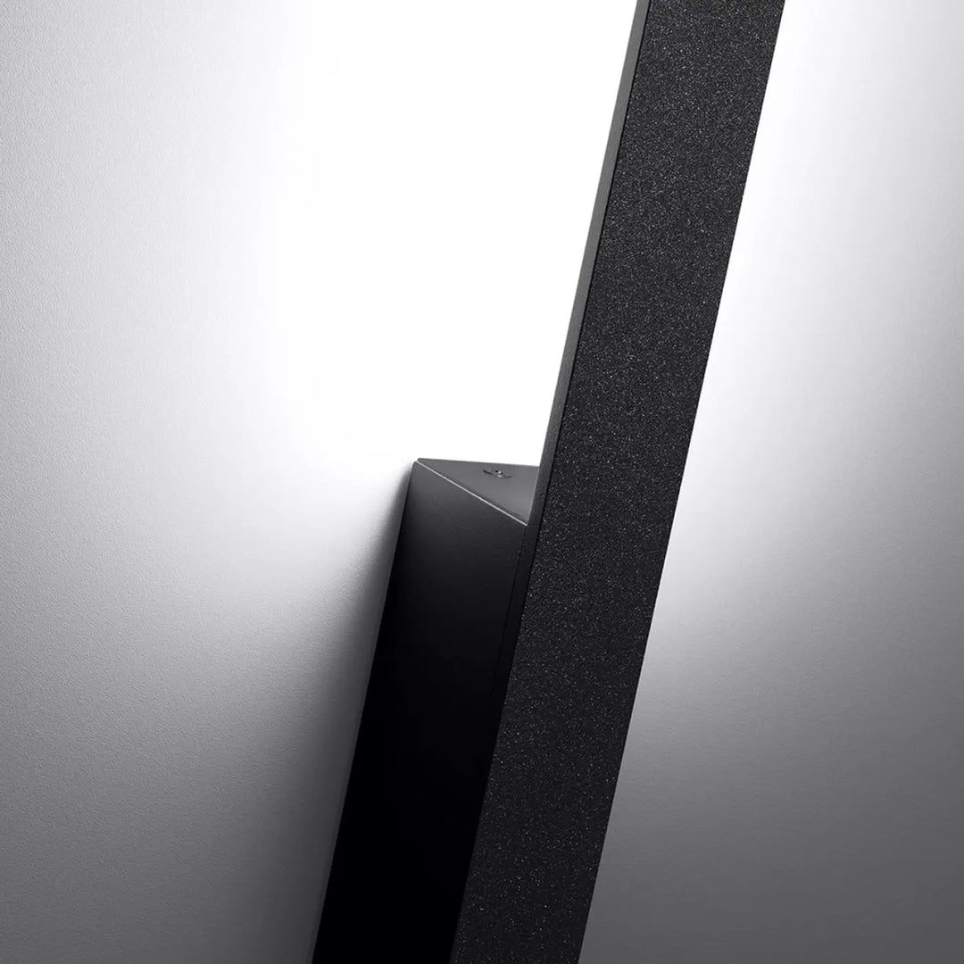 Applique murale sappo m 4000k noir avec design moderne texturé idéale pour solutions imprévisibles et module led